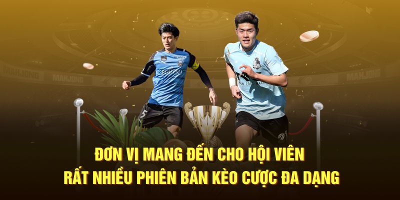 Đơn vị mang đến cho hội viên rất nhiều phiên bản kèo cược đa dạng